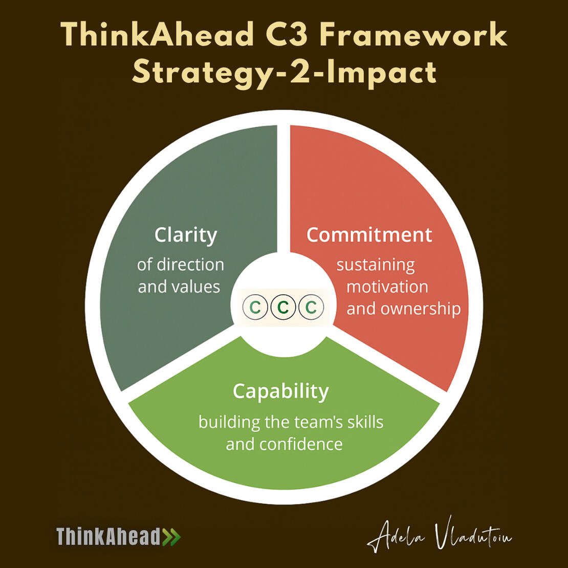 ThinkAhead C3 Framework - By Adela Vladutoiu (All rights reserved)