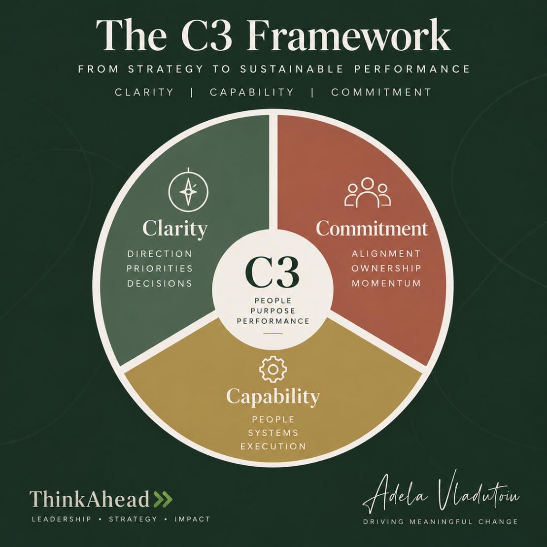 ThinkAhead C3 Framework - By Adela Vladutoiu (All rights reserved)